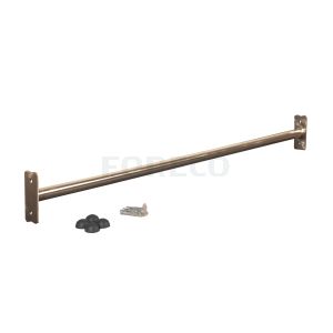 Duikelstang RVS 125cm inclusief bevestigingsmiddelen