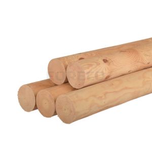 Rond gefreesde paal, haaks, onbehandeld 10cm.jpg